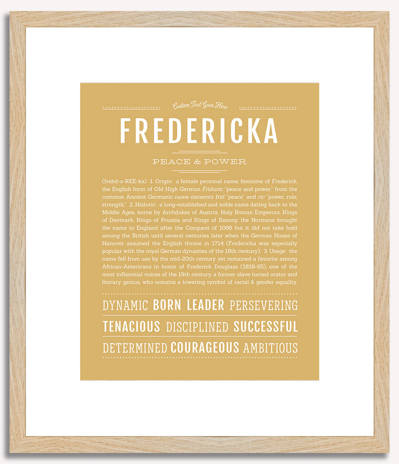 Fredericka | Name Art Print