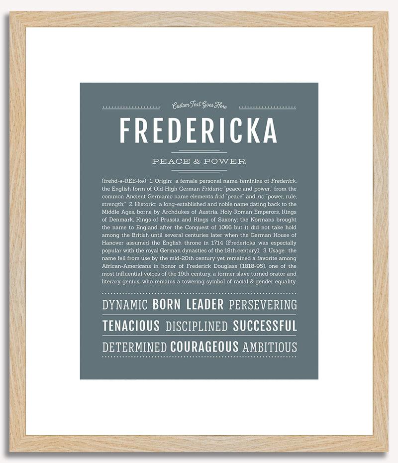 Fredericka | Name Art Print