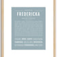 Fredericka | Name Art Print