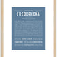 Fredericka | Name Art Print