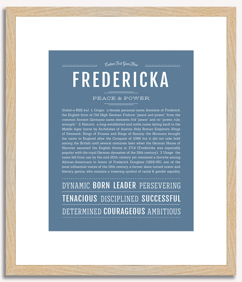 Fredericka | Name Art Print