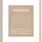 Fredericka | Name Art Print