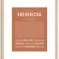 Fredericka | Name Art Print