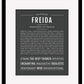 Freida | Name Art Print