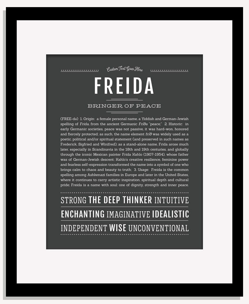 Freida | Name Art Print