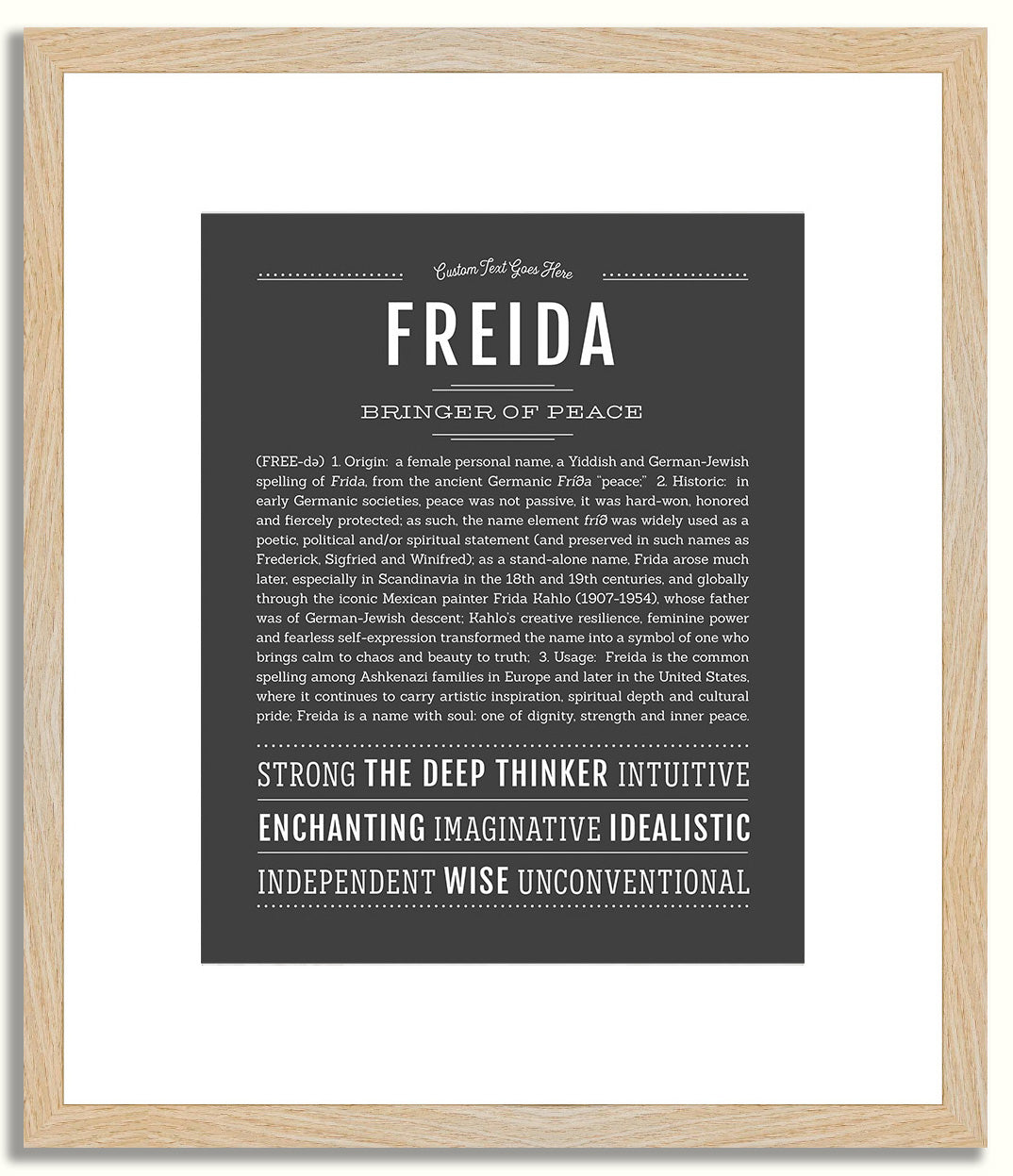 Freida | Name Art Print
