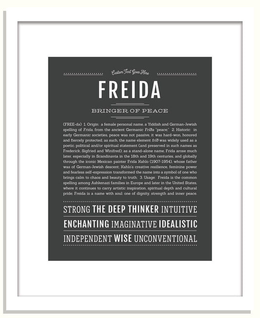 Freida | Name Art Print