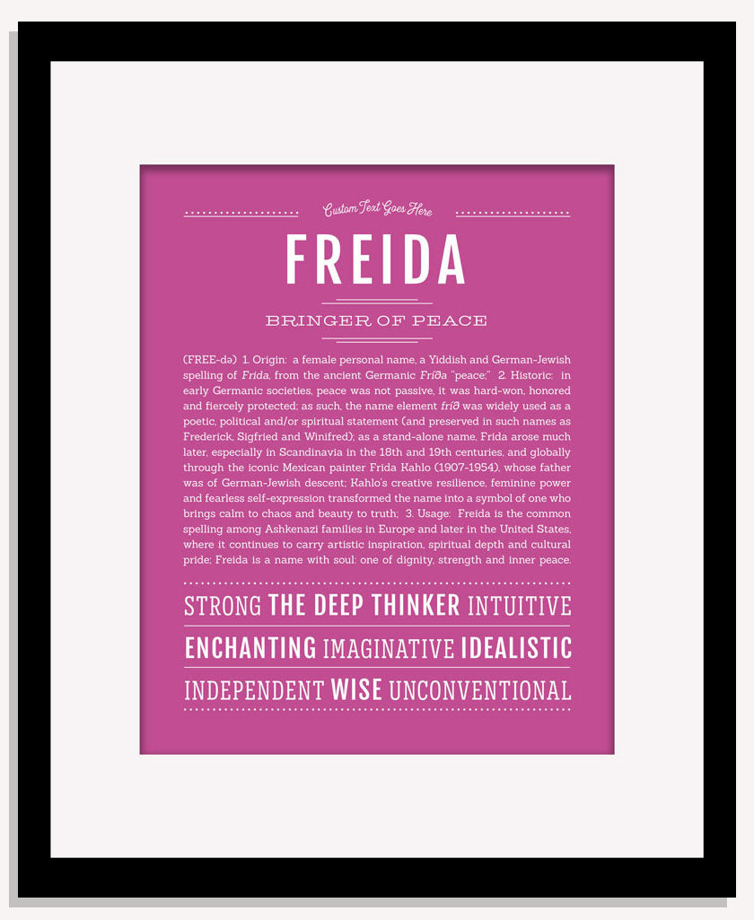 Freida | Name Art Print