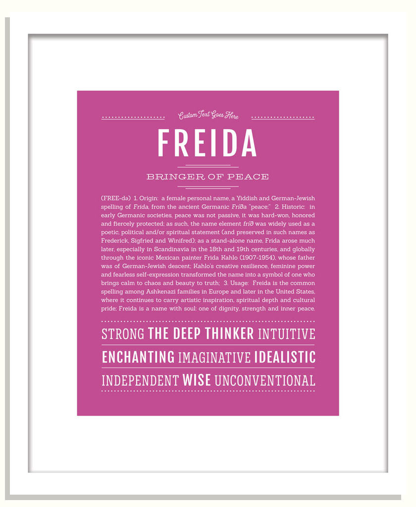 Freida | Name Art Print