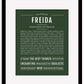 Freida | Name Art Print