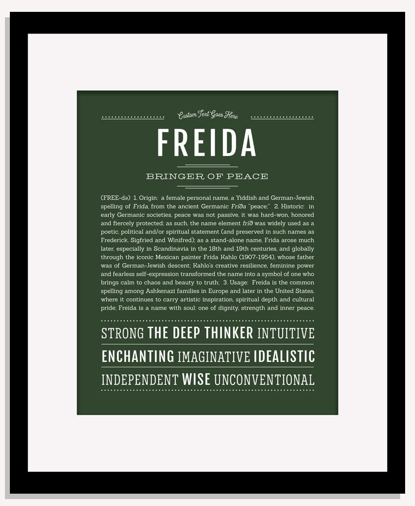Freida | Name Art Print