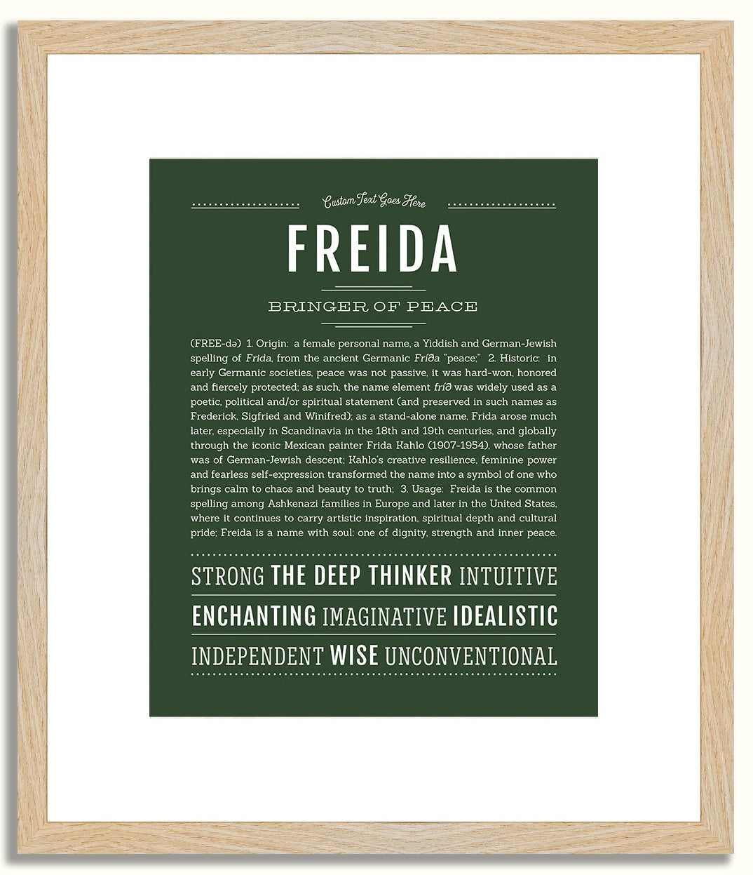 Freida | Name Art Print