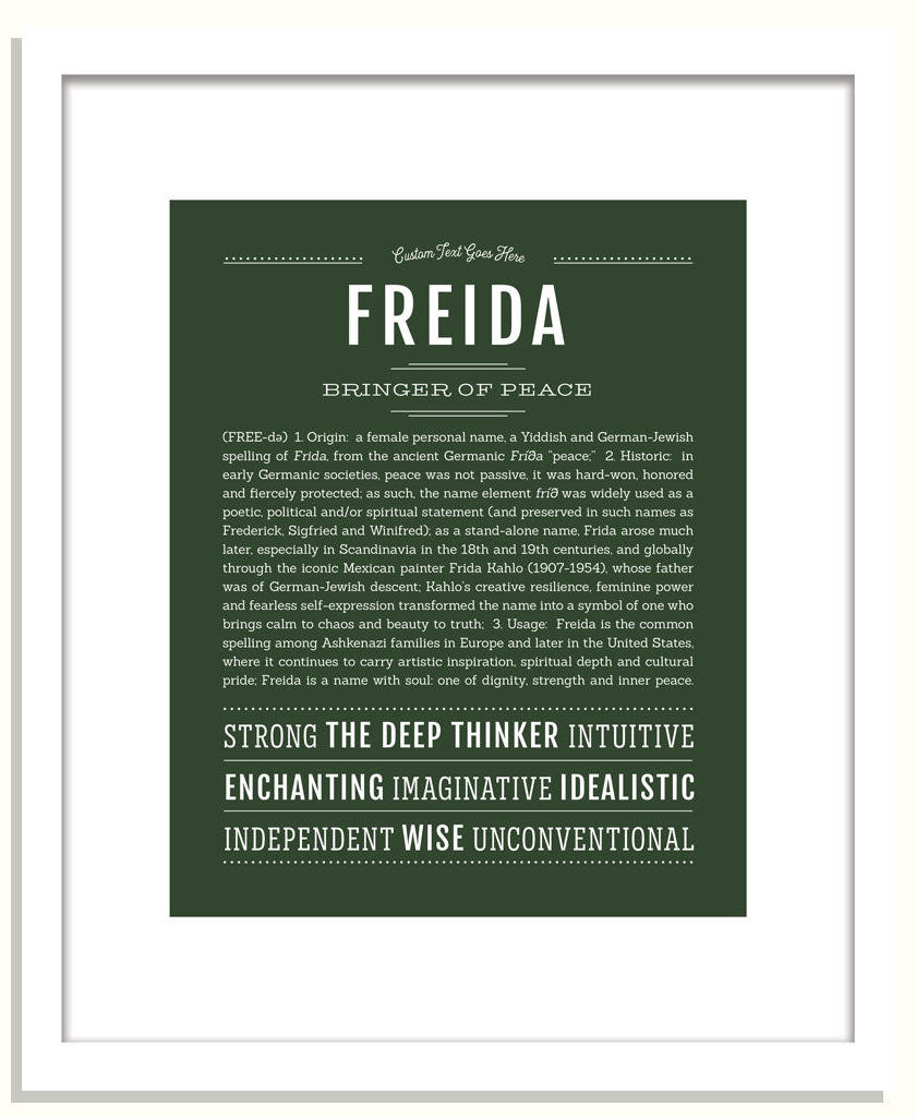 Freida | Name Art Print