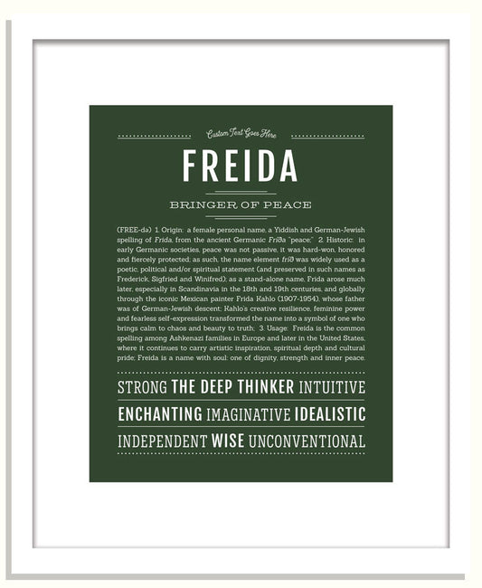 Freida | Name Art Print