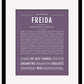 Freida | Name Art Print