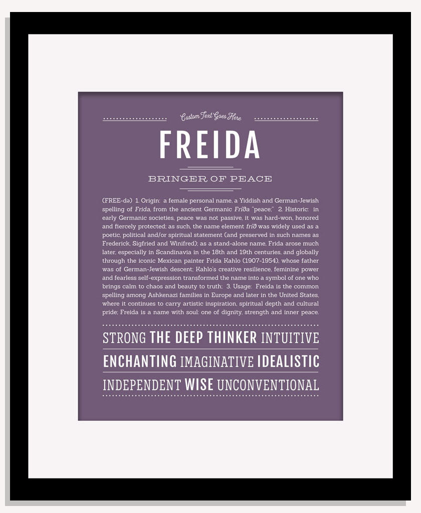 Freida | Name Art Print