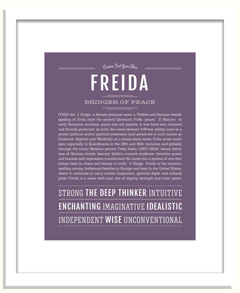 Freida | Name Art Print
