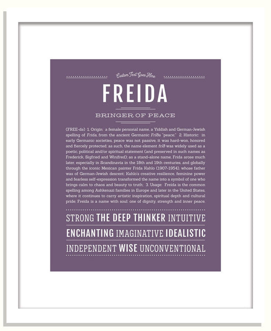 Freida | Name Art Print