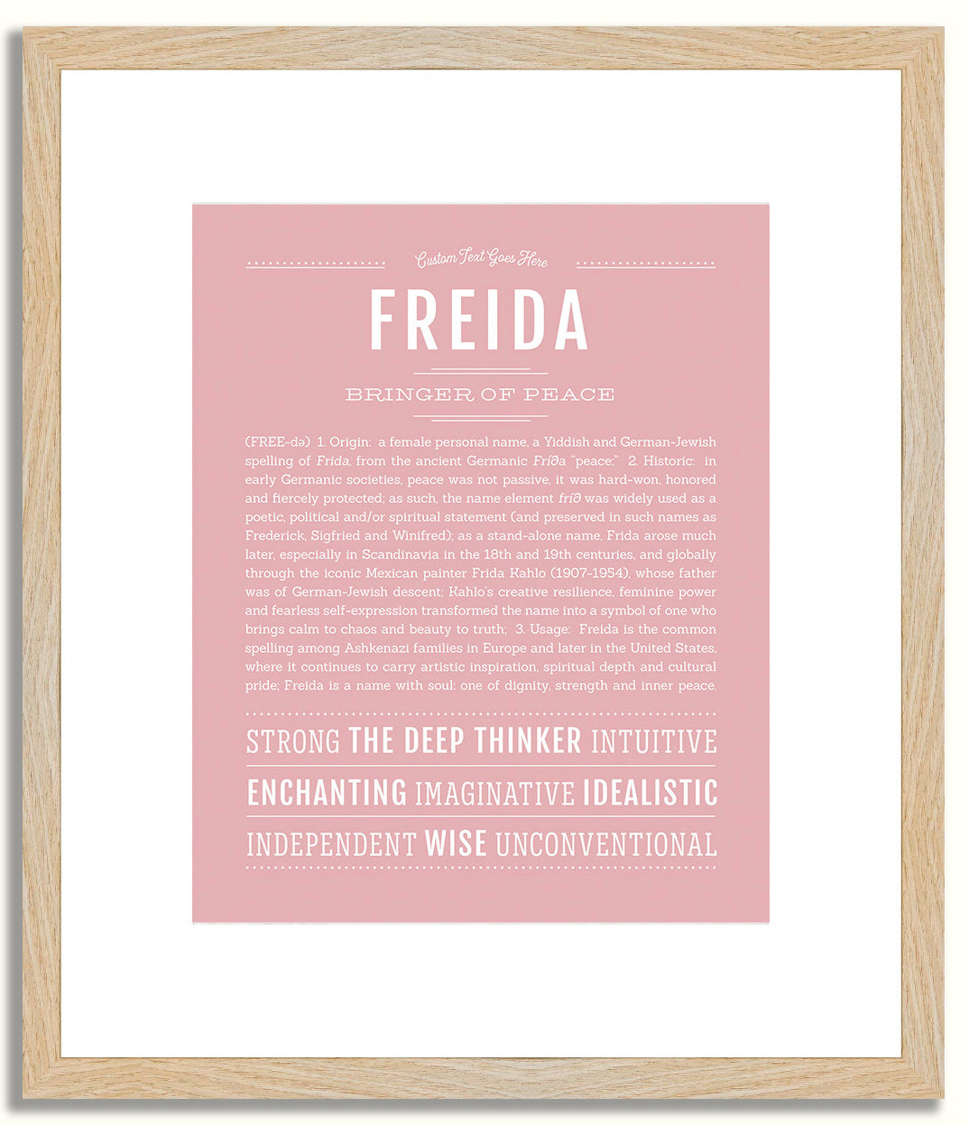 Freida | Name Art Print