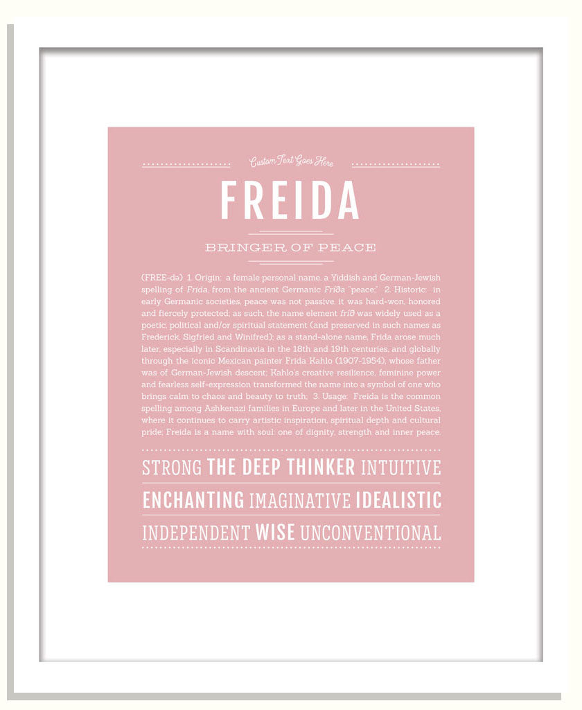 Freida | Name Art Print