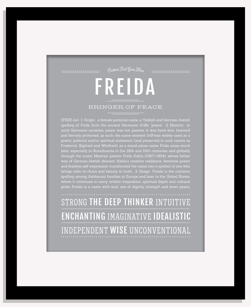 Freida | Name Art Print