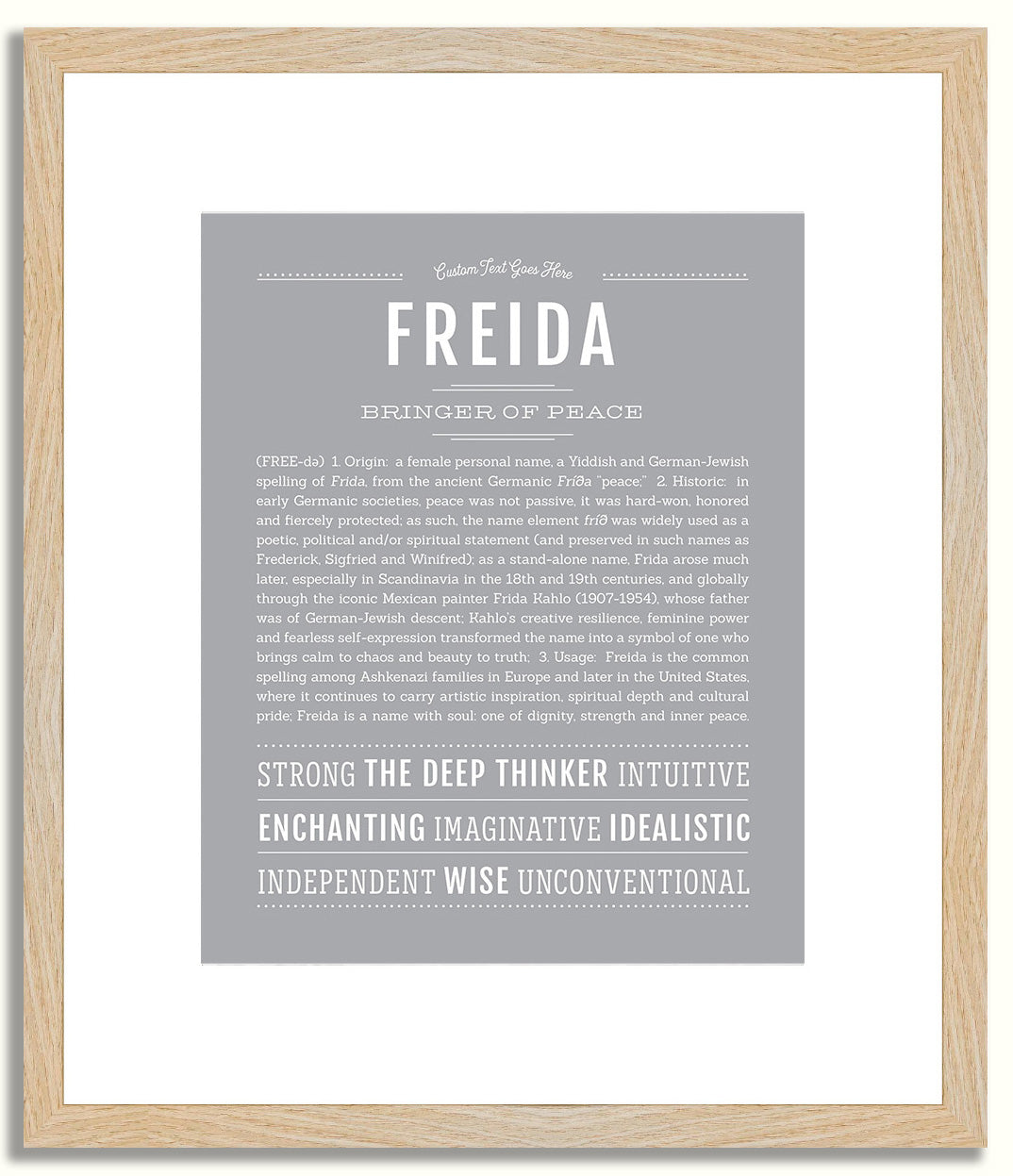 Freida | Name Art Print