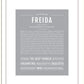 Freida | Name Art Print