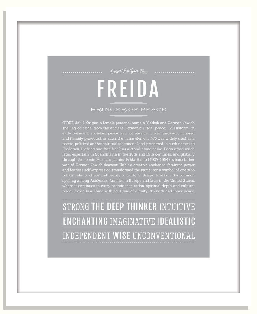 Freida | Name Art Print