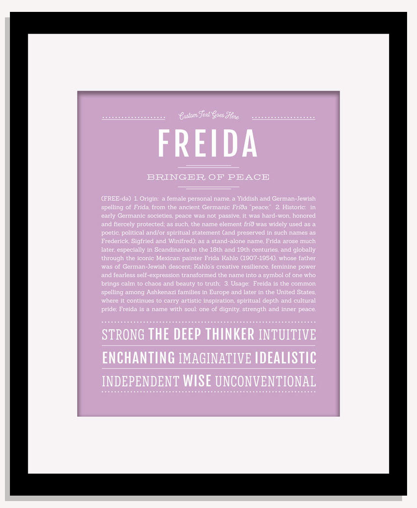 Freida | Name Art Print