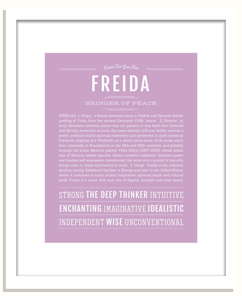 Freida | Name Art Print