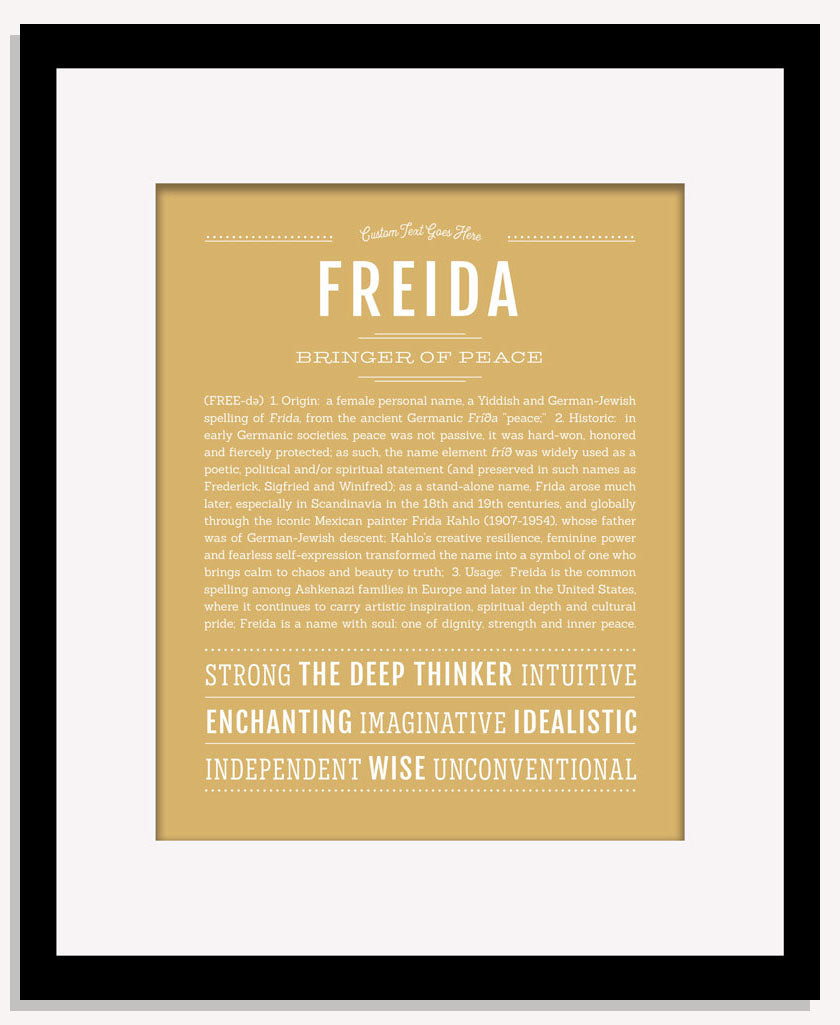 Freida | Name Art Print
