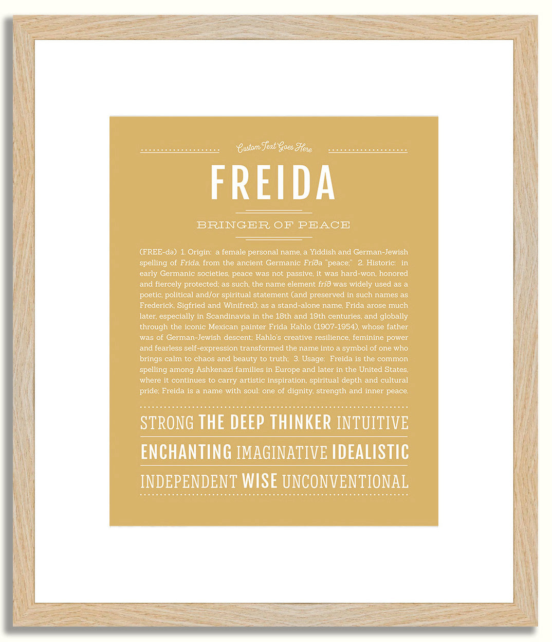 Freida | Name Art Print