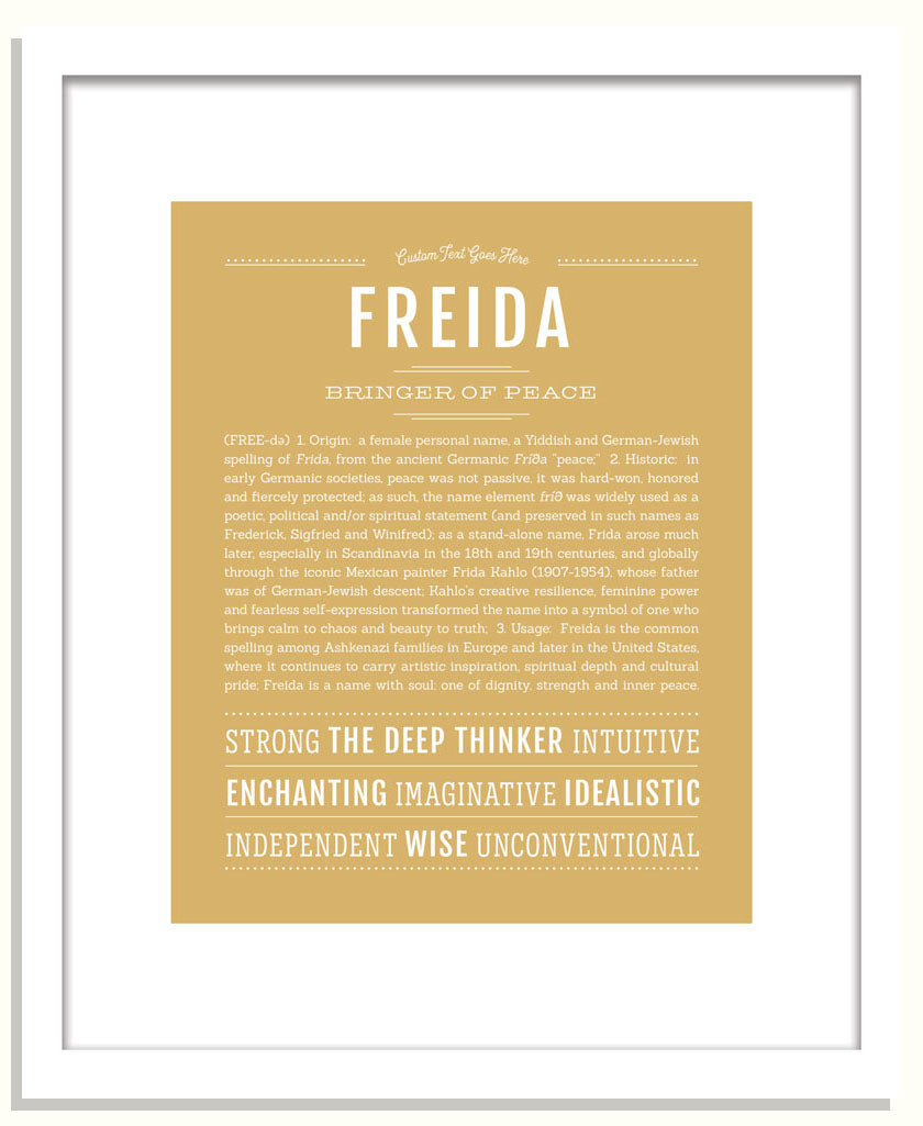 Freida | Name Art Print