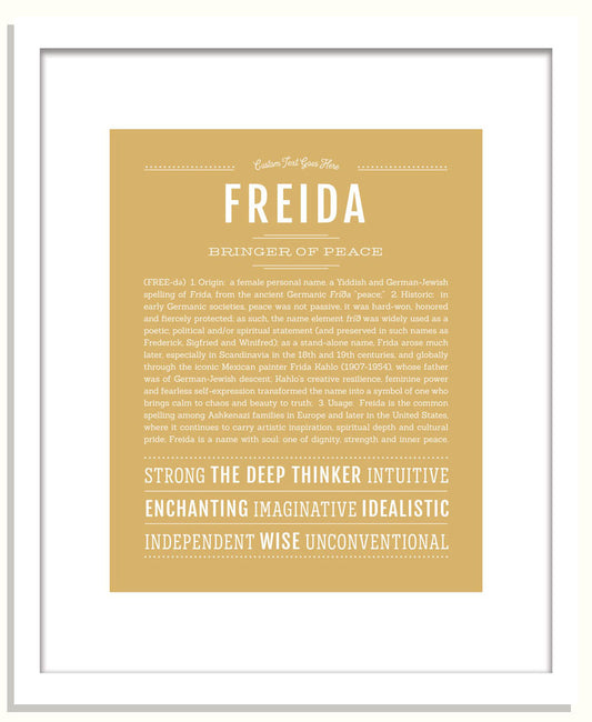 Freida | Name Art Print