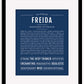 Freida | Name Art Print