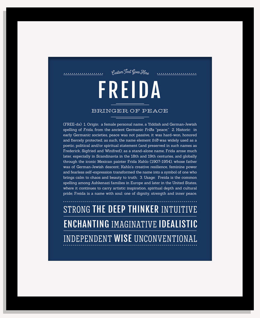 Freida | Name Art Print