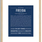 Freida | Name Art Print