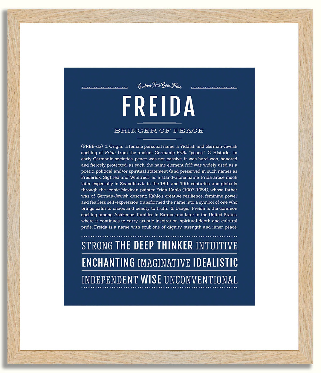 Freida | Name Art Print