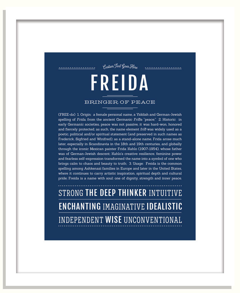 Freida | Name Art Print