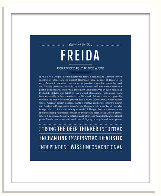Freida | Name Art Print