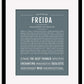 Freida | Name Art Print