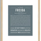 Freida | Name Art Print