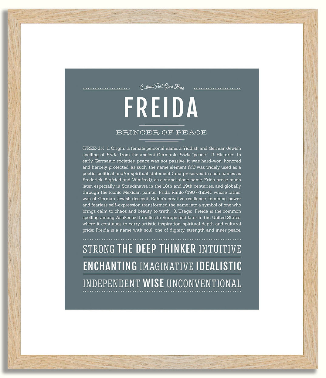 Freida | Name Art Print
