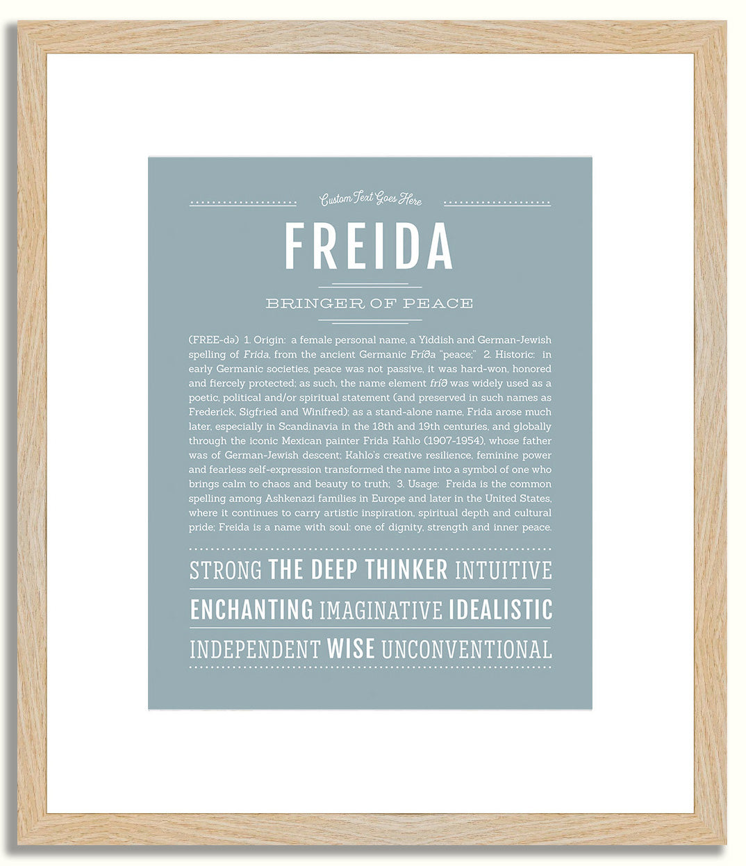 Freida | Name Art Print