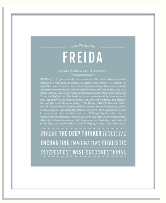 Freida | Name Art Print