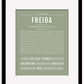 Freida | Name Art Print