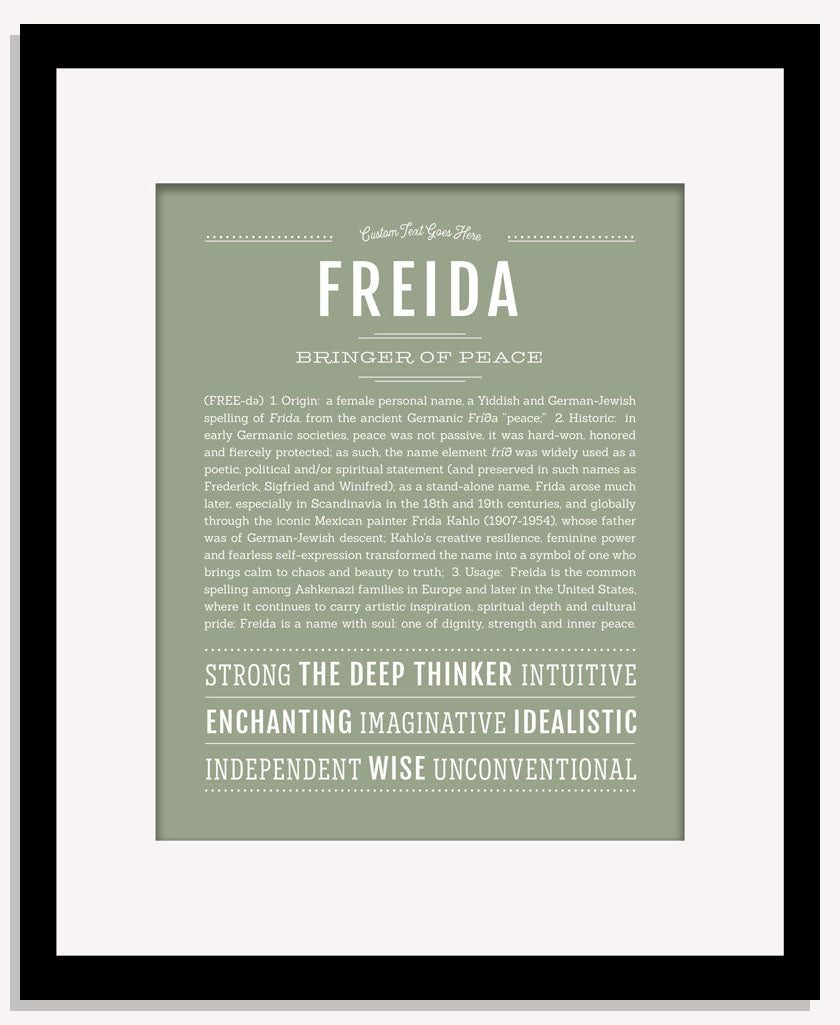 Freida | Name Art Print