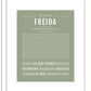 Freida | Name Art Print