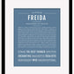 Freida | Name Art Print