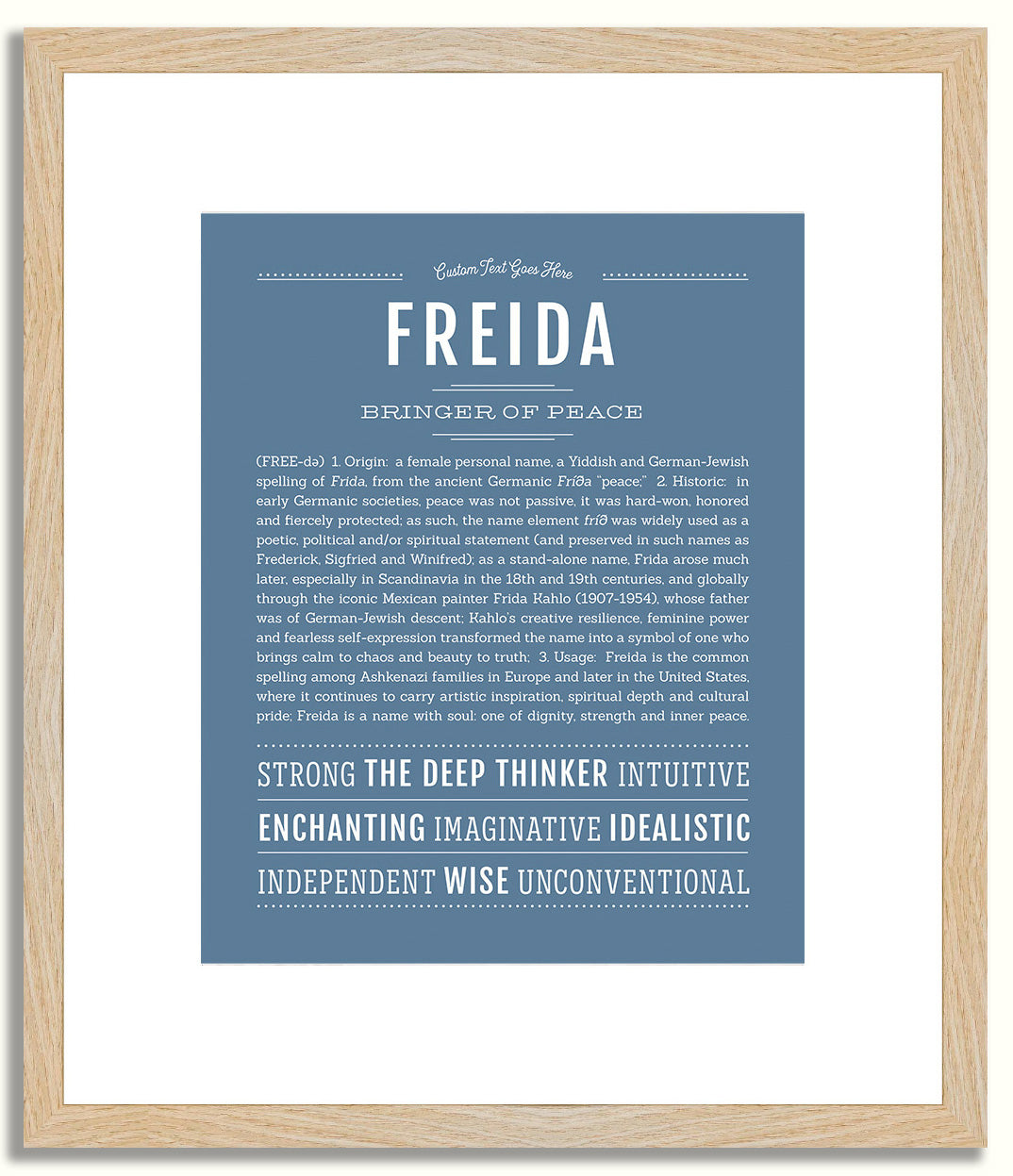 Freida | Name Art Print